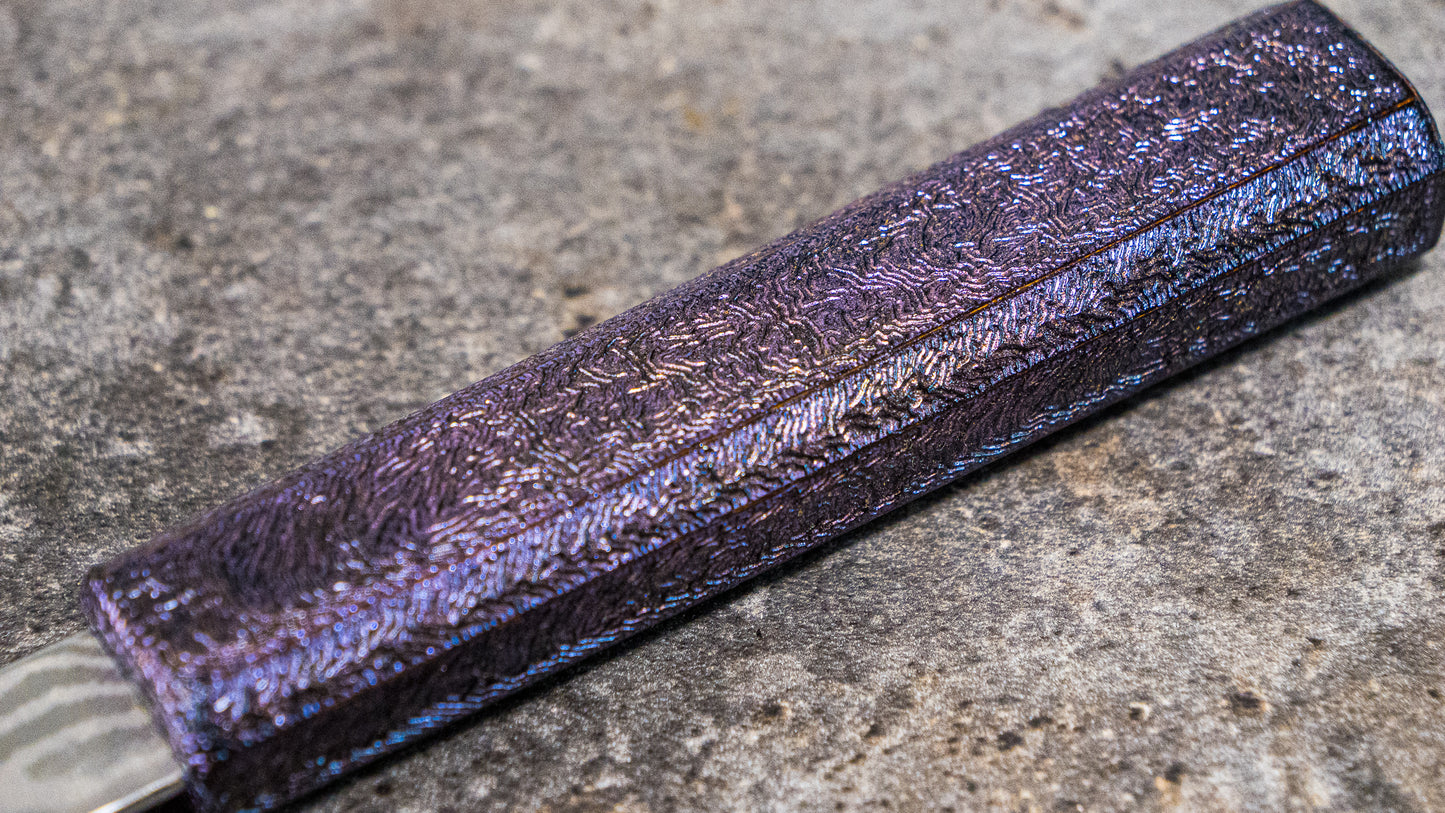 Knife Crest Series / Purple Flame