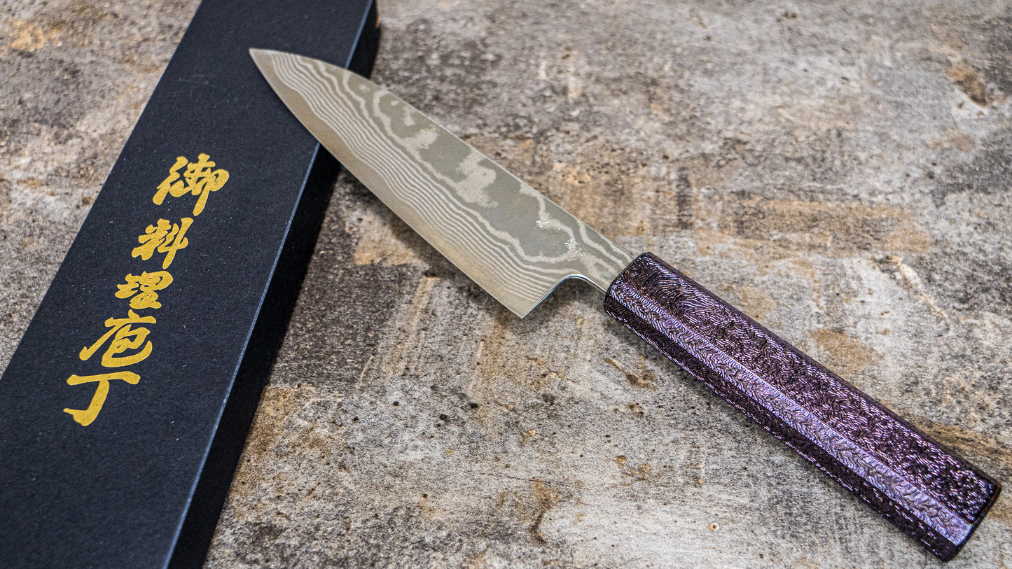 Knife Crest Series / Purple Flame