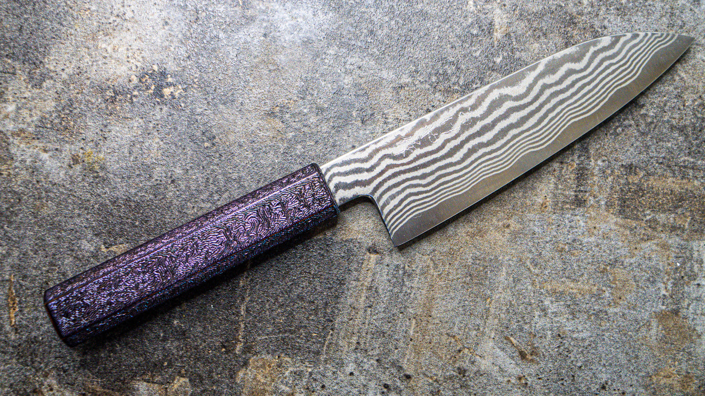 Knife Crest Series / Purple Flame